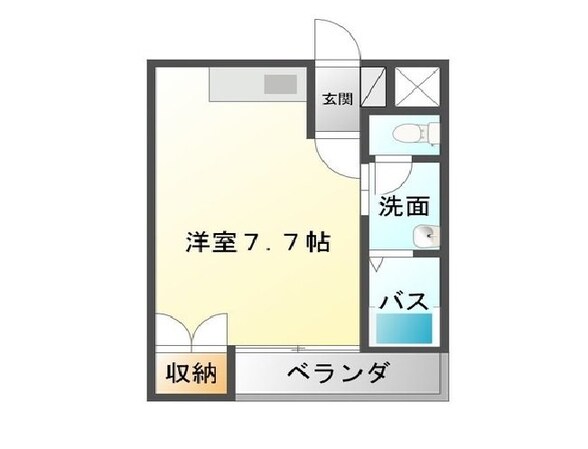 エクセルコート柏木の物件間取画像